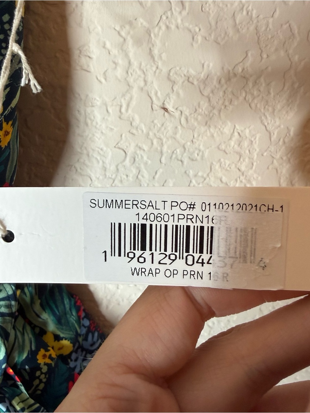 Summersalt x The Rifle Paper Co. Perfect Wrap One Piece Lea Swimsuit Size 16 NWT - Picture 5 of 5